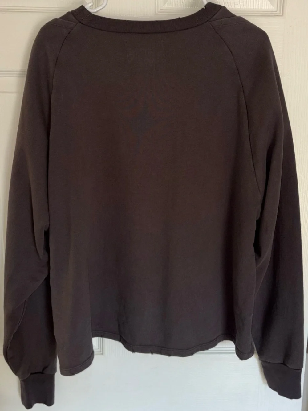 Sandrine Rose By Free People Grey Convertible Sweatshirt Unique Size S - Picture 5 of 9